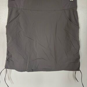 Columbia Women's Grey Omni Shield Anytime Casual Skort Skirt Tie Side
